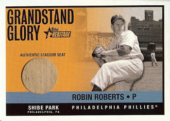 2001 Topps Heritage - Grandstand Glory #THGG-RR Robin Roberts Front