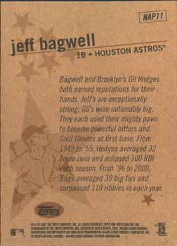 2001 Topps Heritage - New Age Performers #NAP11 Jeff Bagwell Back
