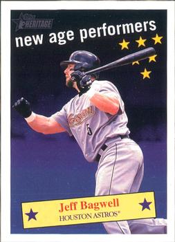 2001 Topps Heritage - New Age Performers #NAP11 Jeff Bagwell Front