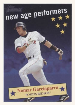 2001 Topps Heritage - New Age Performers #NAP9 Nomar Garciaparra Front