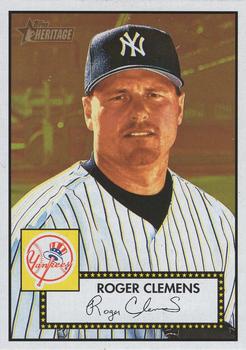 2001 Topps Heritage - Pre-Production #PP3 Roger Clemens Front