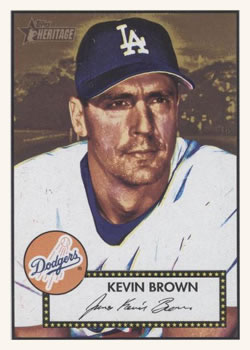 2001 Topps Heritage - Pre-Production #PP1 Kevin Brown Front