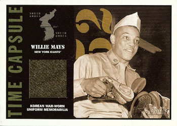 2001 Topps Heritage - Time Capsule #THTC-WM Willie Mays Front