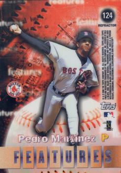 2000 Finest - Refractors #124 Randy Johnson / Pedro Martinez Back