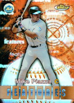 2000 Finest - Refractors #125 Ivan Rodriguez / Mike Piazza Front