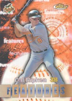 2000 Finest - Refractors #128 Cal Ripken Jr. / Tony Gwynn Front