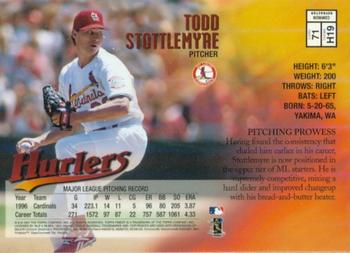 1997 Finest - Refractors #71 Todd Stottlemyre Back