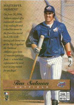 1997 Finest - Refractors #246 Tim Salmon Back
