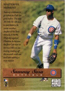 1997 Finest - Refractors #277 Sammy Sosa Back