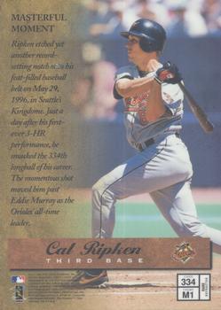 1997 Finest - Refractors #334 Cal Ripken Back