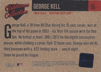 2002 Topps Heritage - Clubhouse Collection #CC-GK George Kell Back