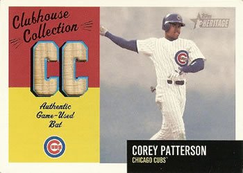 2002 Topps Heritage - Clubhouse Collection #CC-CP Corey Patterson Front