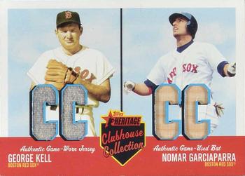 2002 Topps Heritage - Clubhouse Collection Duos #CC2KR George Kell / Nomar Garciaparra Front