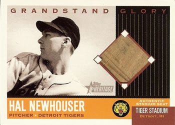 2002 Topps Heritage - Grandstand Glory #GG-HN Hal Newhouser Front