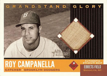 2002 Topps Heritage - Grandstand Glory #GG-RC Roy Campanella Front