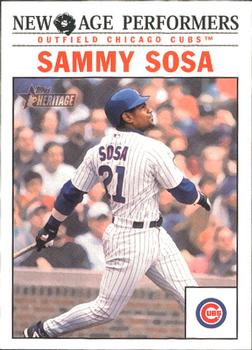 2002 Topps Heritage - New Age Performers #NA-6 Sammy Sosa Front