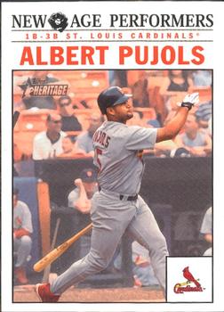 2002 Topps Heritage - New Age Performers #NA-14 Albert Pujols Front