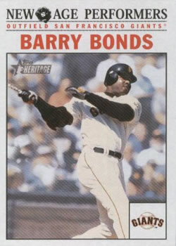 2002 Topps Heritage - New Age Performers #NA-3 Barry Bonds Front