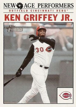 2002 Topps Heritage - New Age Performers #NA-4 Ken Griffey Jr. Front