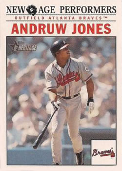 2002 Topps Heritage - New Age Performers #NA-7 Andruw Jones Front