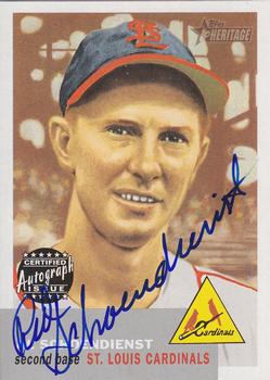 2002 Topps Heritage - Real One Autographs #RO-ASC Red Schoendienst Front
