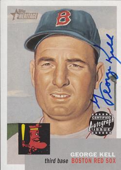 2002 Topps Heritage - Real One Autographs #RO-GK George Kell Front