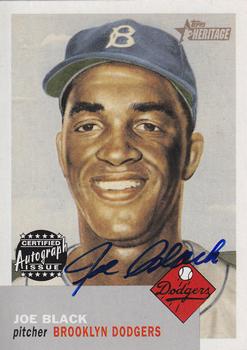 2002 Topps Heritage - Real One Autographs #RO-JB Joe Black Front