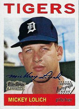 2002 Topps Heritage - Team Topps Legends Autographs #3 Mickey Lolich Front
