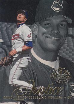 1997 Flair Showcase #73 David Justice Front
