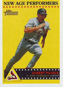 2003 Topps Heritage - New Age Performers #NA8 Albert Pujols Front