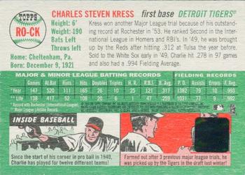 2003 Topps Heritage - Real One Autographs #RO-CK Charlie Kress Back