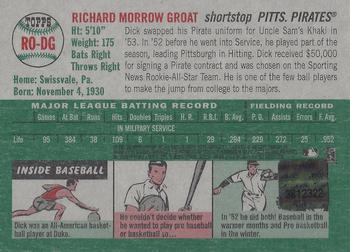 2003 Topps Heritage - Real One Autographs #RO-DG Dick Groat Back