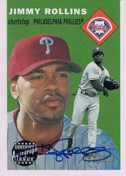 2003 Topps Heritage - Real One Autographs #RO-JR Jimmy Rollins Front
