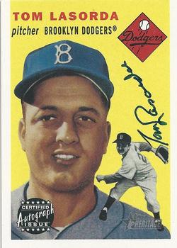2003 Topps Heritage - Real One Autographs #RO-TL Tom Lasorda Front