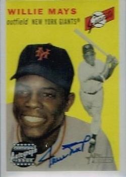 2003 Topps Heritage - Real One Autographs #RO-WM Willie Mays Front