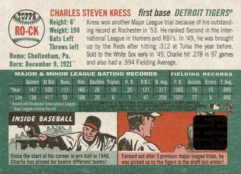 2003 Topps Heritage - Real One Autographs Red Ink #RO-CK Charlie Kress Back