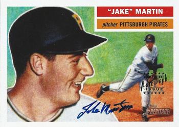 2005 Topps Heritage - Real One Autographs #RO-JM Jake Martin Front