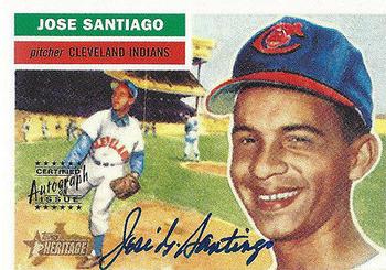 2005 Topps Heritage - Real One Autographs #RO-JSA Jose Santiago Front