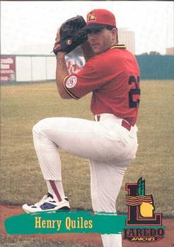 1995 Multi-Ad Laredo Apaches #20 Henry Quiles Front
