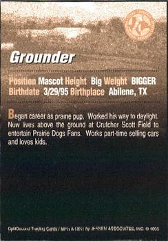 1995 SplitSecond Abilene Prairie Dogs #30 Grounder Back