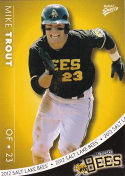 2012 MultiAd Salt Lake Bees #29 Mike Trout Front