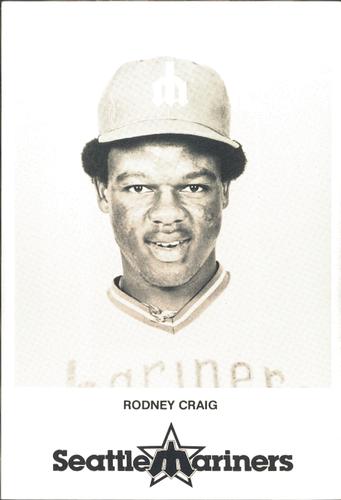 1980 Seattle Mariners Postcards #NNO Rodney Craig Front