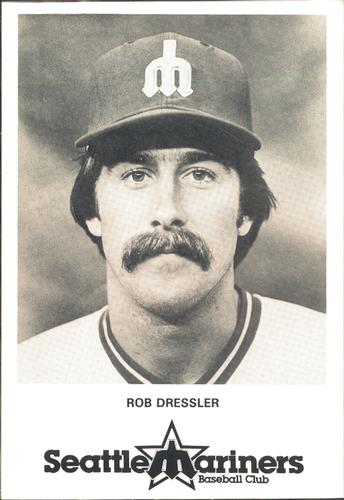 1980 Seattle Mariners Postcards #NNO Rob Dressler Front