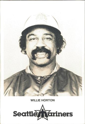 1980 Seattle Mariners Postcards #NNO Willie Horton Front