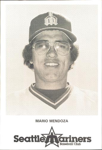 1980 Seattle Mariners Postcards #NNO Mario Mendoza Front