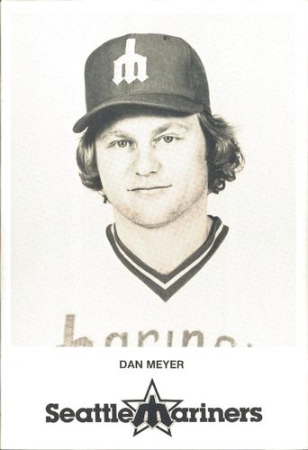 1980 Seattle Mariners Postcards #NNO Dan Meyer Front