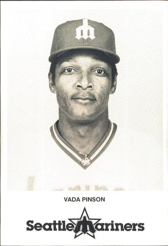 1980 Seattle Mariners Postcards #NNO Vada Pinson Front