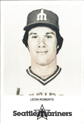 1980 Seattle Mariners Postcards #NNO Leon Roberts Front