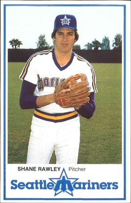 1981 Seattle Mariners Police #16 Shane Rawley Front