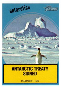 2008 Topps Heritage - News Flashbacks #NF10 Antarctic Treaty Signed Front